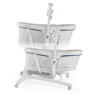 Berço Chicco Baby Hug 4 em 1 Regulável De 0 a 15kg Cinza - 8079173210610