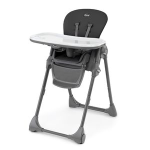 Cadeira de Alimentação Chicco Alta 6m -18kg Polly Preta - 6079756950610